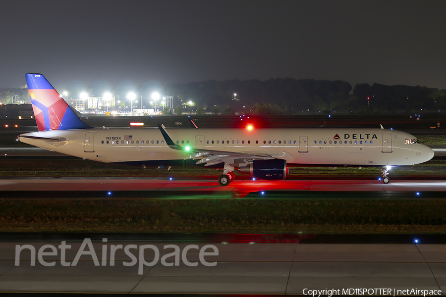 Delta Air Lines Airbus A321-211 (N318DX) | Photo 172653