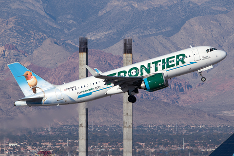 Frontier Airlines Airbus A320-251N (N318FR) at  Las Vegas - Harry Reid International, United States