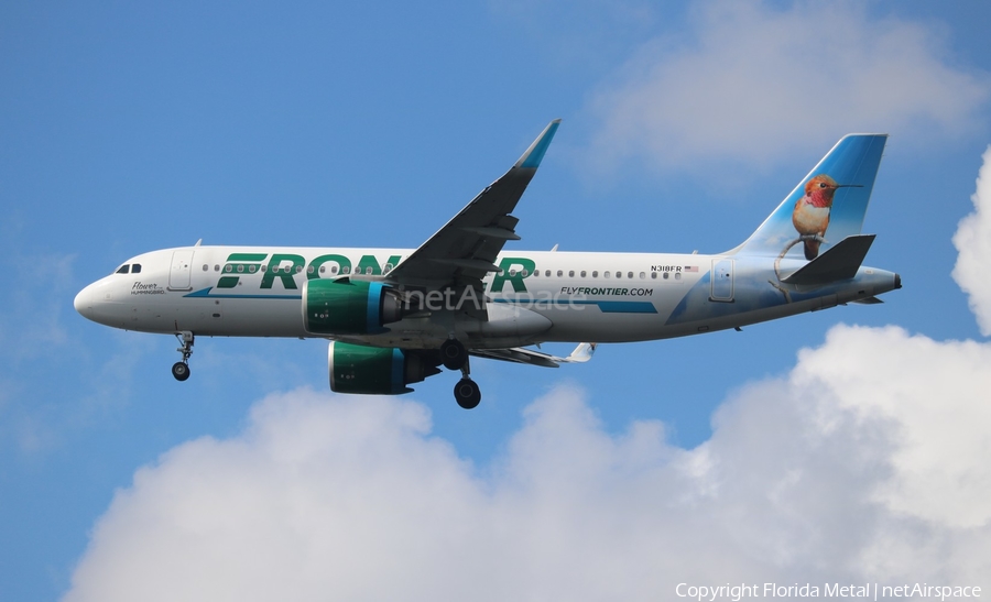 Frontier Airlines Airbus A320-251N (N318FR) | Photo 579167