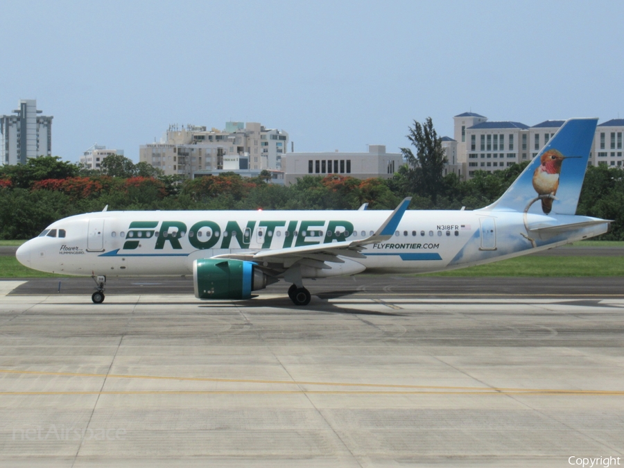 Frontier Airlines Airbus A320-251N (N318FR) | Photo 579552