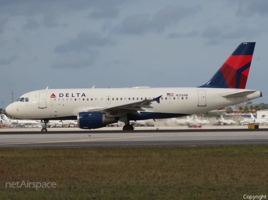 Delta Air Lines Airbus A319-114 (N318NB) | Photo 305774