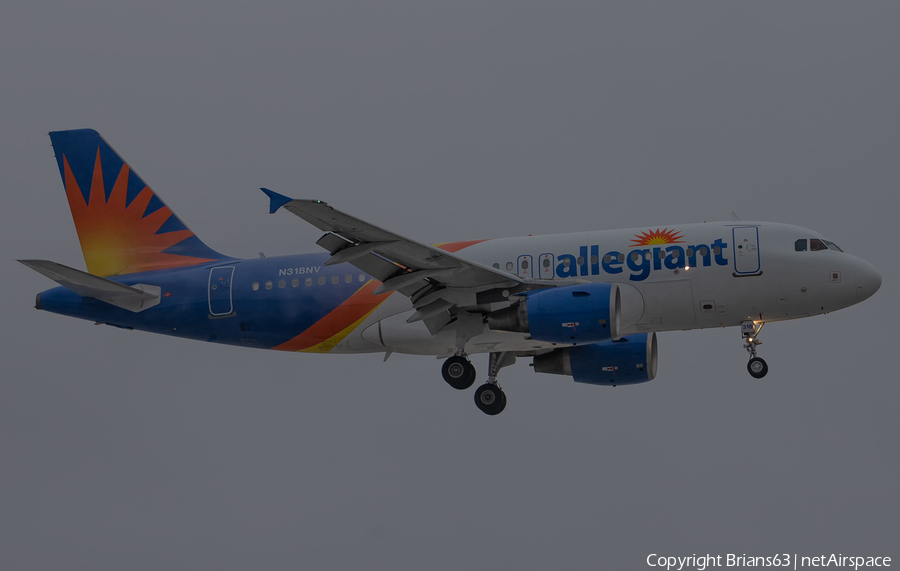 Allegiant Air Airbus A319-111 (N318NV) | Photo 373191