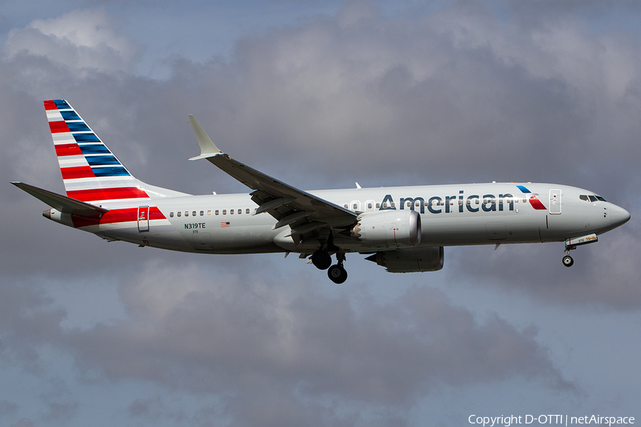 American Airlines Boeing 737-8 MAX (N319TE) | Photo 613190