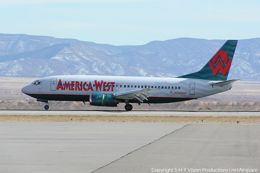 America West Airlines Boeing 737-3G7 (N322AW) | Photo 2891