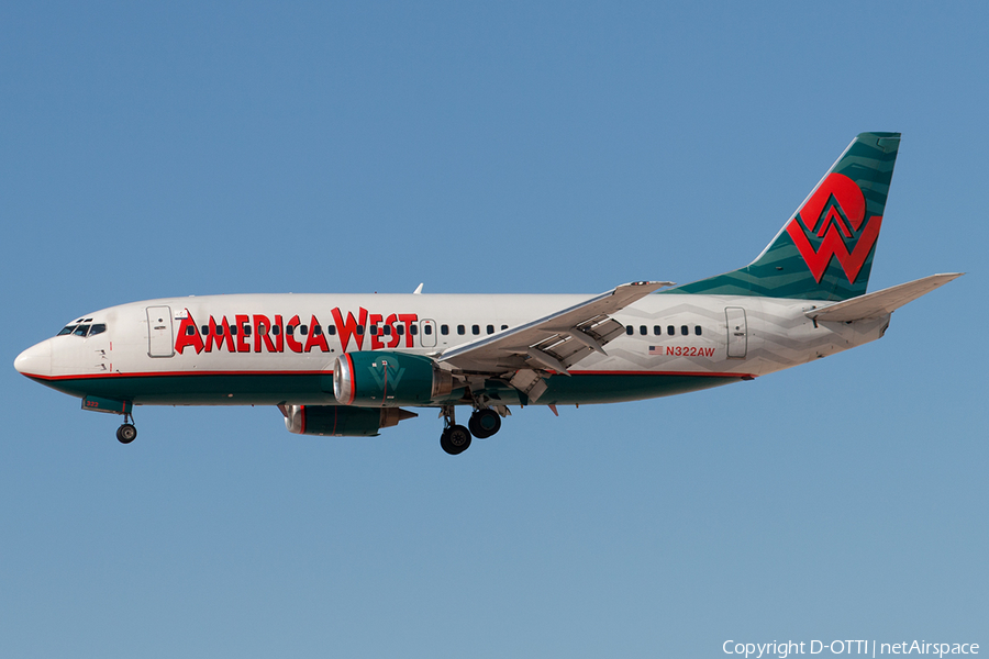 America West Airlines Boeing 737-3G7 (N322AW) | Photo 181075