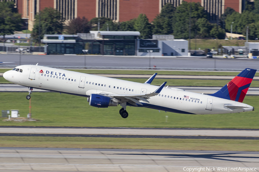 Delta Air Lines Airbus A321-211 (N322DN) | Photo 404663