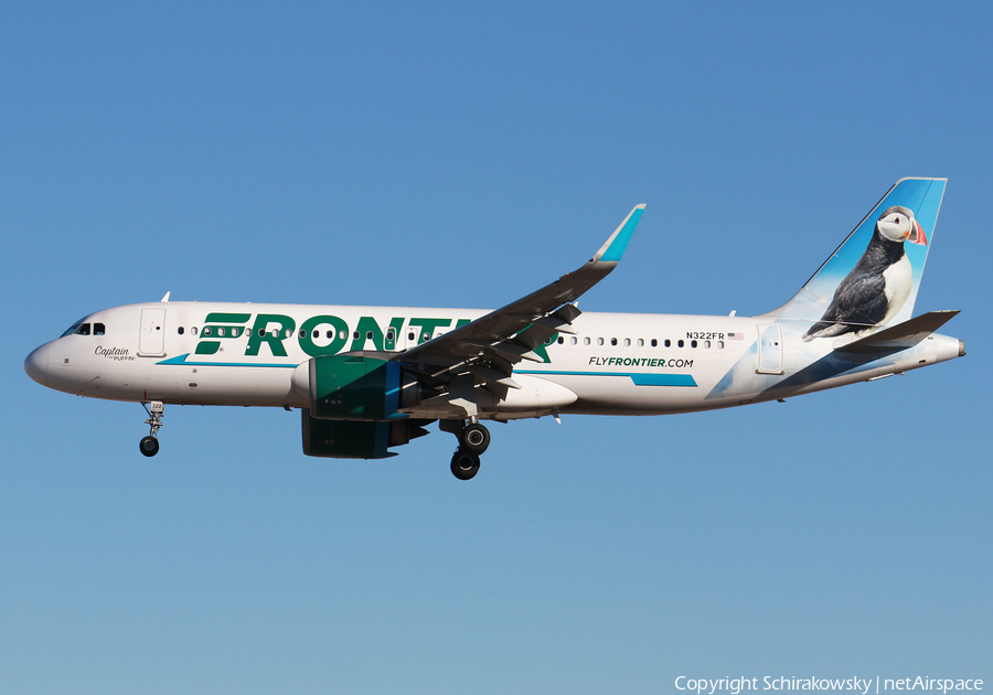 Frontier Airlines Airbus A320-251N (N322FR) | Photo 495358
