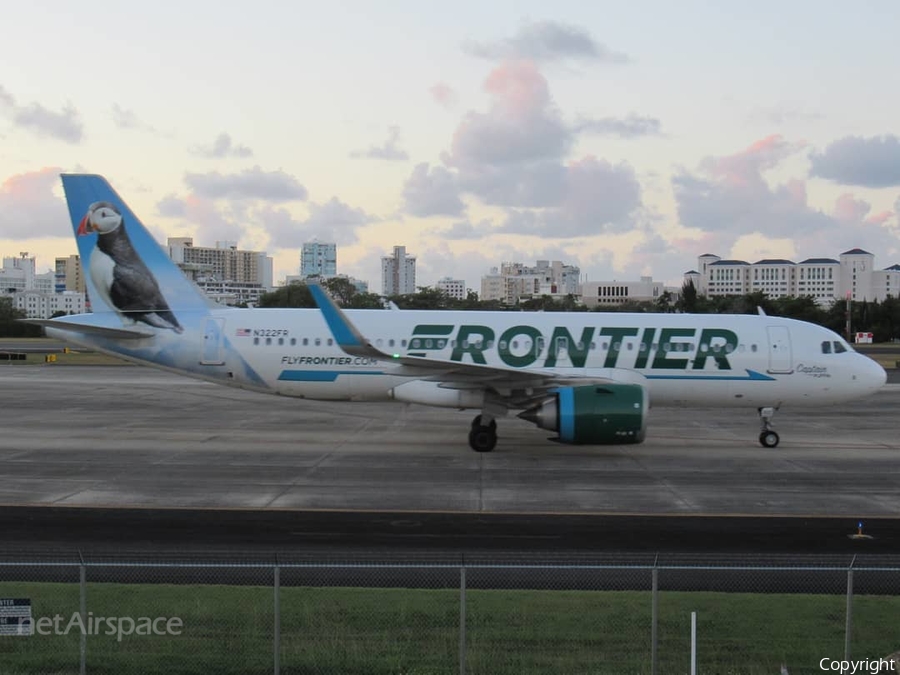 Frontier Airlines Airbus A320-251N (N322FR) | Photo 312753