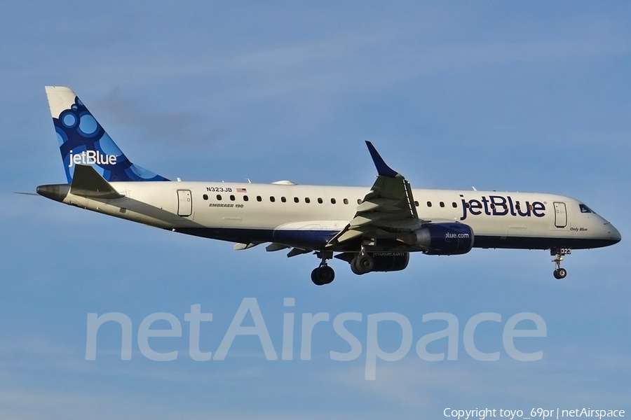 JetBlue Airways Embraer ERJ-190AR (ERJ-190-100IGW) (N323JB) | Photo 68148