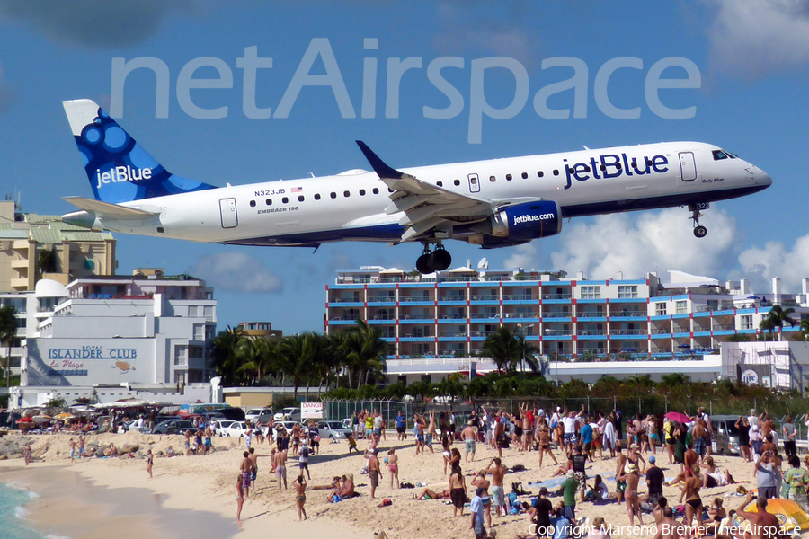 JetBlue Airways Embraer ERJ-190AR (ERJ-190-100IGW) (N323JB) | Photo 8559