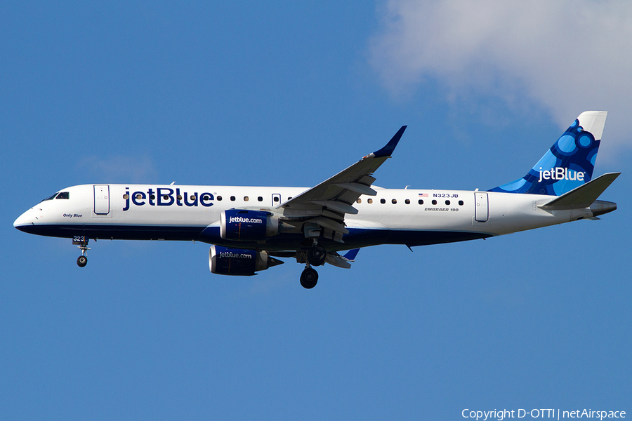 JetBlue Airways Embraer ERJ-190AR (ERJ-190-100IGW) (N323JB) | Photo 386322