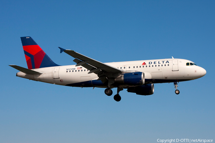 Delta Air Lines Airbus A319-114 (N324NB) | Photo 386136