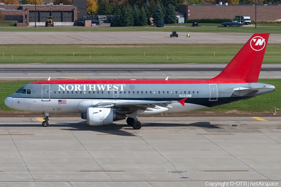 Northwest Airlines Airbus A319-114 (N324NB) | Photo 191174