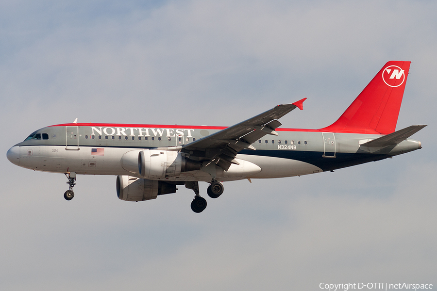 Northwest Airlines Airbus A319-114 (N324NB) | Photo 184650