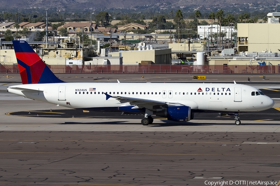 Delta Air Lines Airbus A320-211 (N324US) | Photo 462449