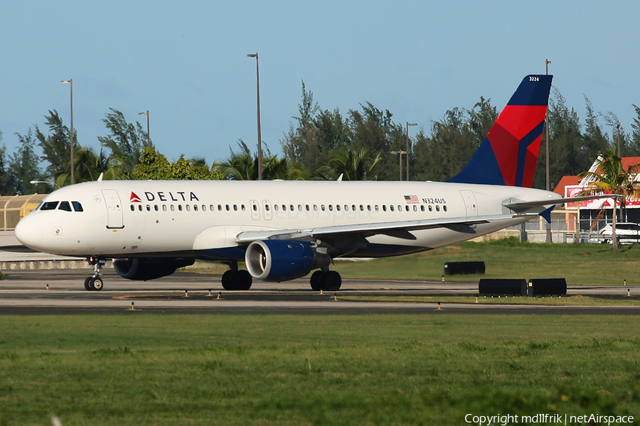 Delta Air Lines Airbus A320-211 (N324US) | Photo 373779