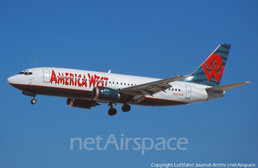 America West Airlines Boeing 737-301 (N326AW) | Photo 401393