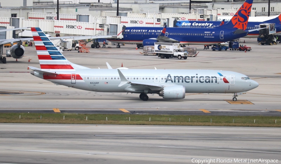 American Airlines Boeing 737-8 MAX (N326RP) | Photo 295903