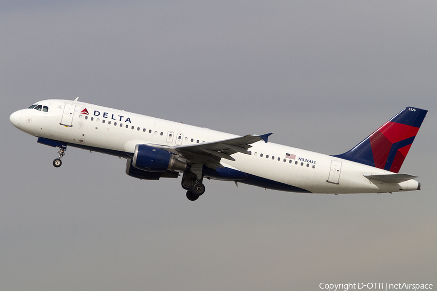 Delta Air Lines Airbus A320-211 (N326US) | Photo 469267