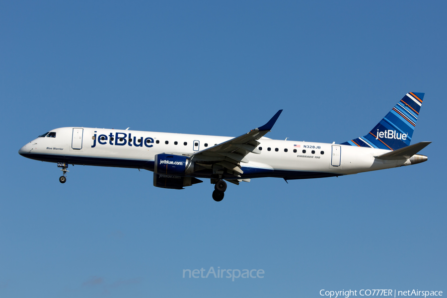 JetBlue Airways Embraer ERJ-190AR (ERJ-190-100IGW) (N328JB) | Photo 40470