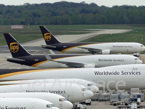 United Parcel Service Boeing 767-34AF(ER) (N328UP) at  Cologne/Bonn, Germany