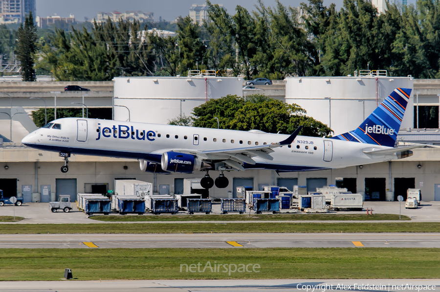 JetBlue Airways Embraer ERJ-190AR (ERJ-190-100IGW) (N329JB) | Photo 71936