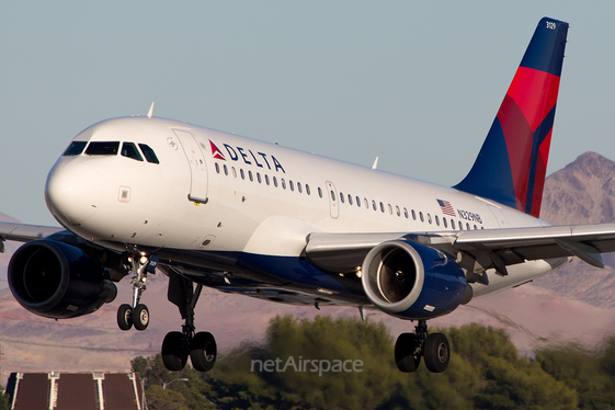 Delta Air Lines Airbus A319-114 (N329NB) at  Las Vegas - Harry Reid International, United States