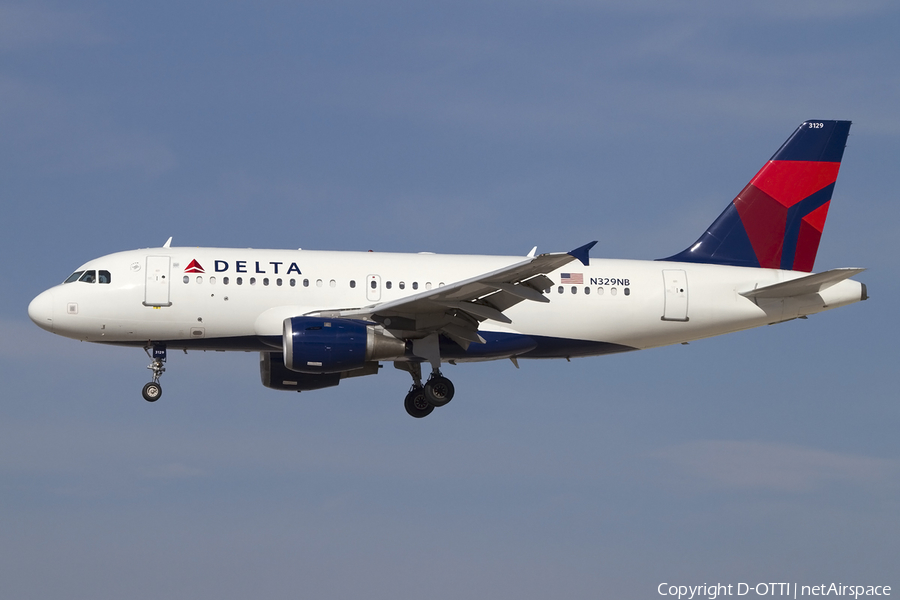 Delta Air Lines Airbus A319-114 (N329NB) | Photo 425478