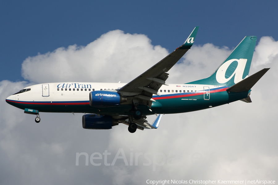 AirTran Airways Boeing 737-7BD (N330AT) | Photo 127017