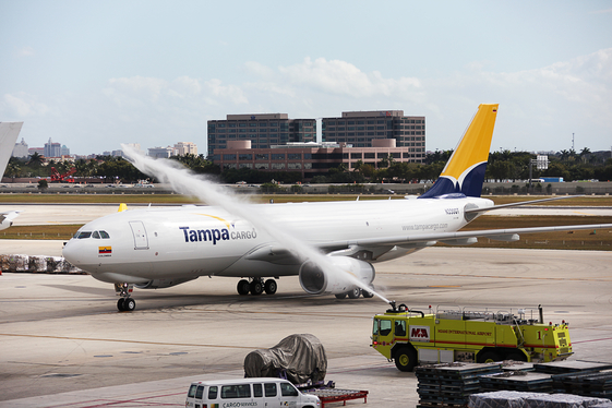 Tampa Cargo Airbus A330-243F (N330QT) at  Miami - International, United States