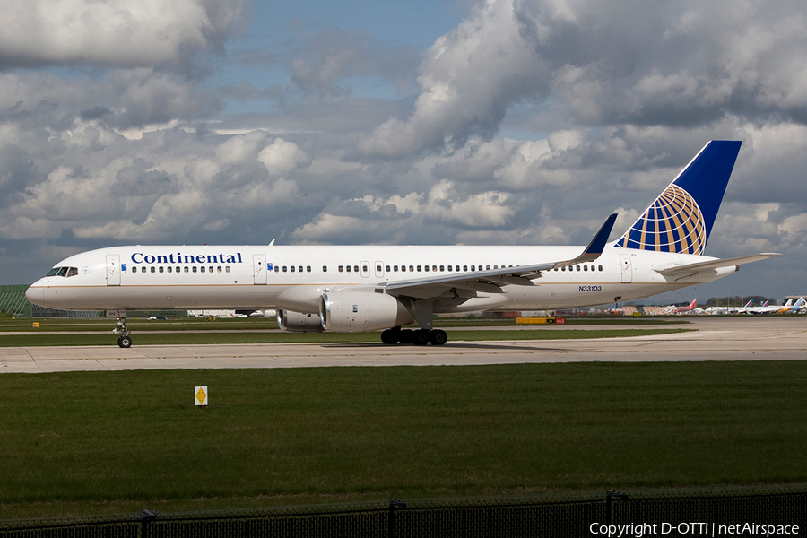 Continental Airlines Boeing 757-224 (N33103) | Photo 256697