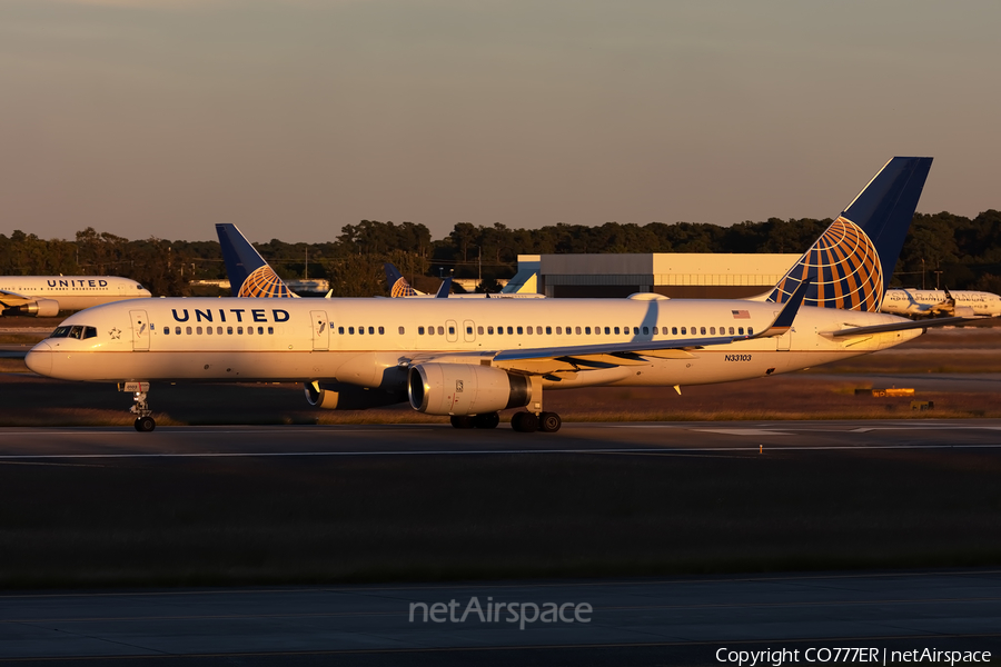 United Airlines Boeing 757-224 (N33103) | Photo 395616