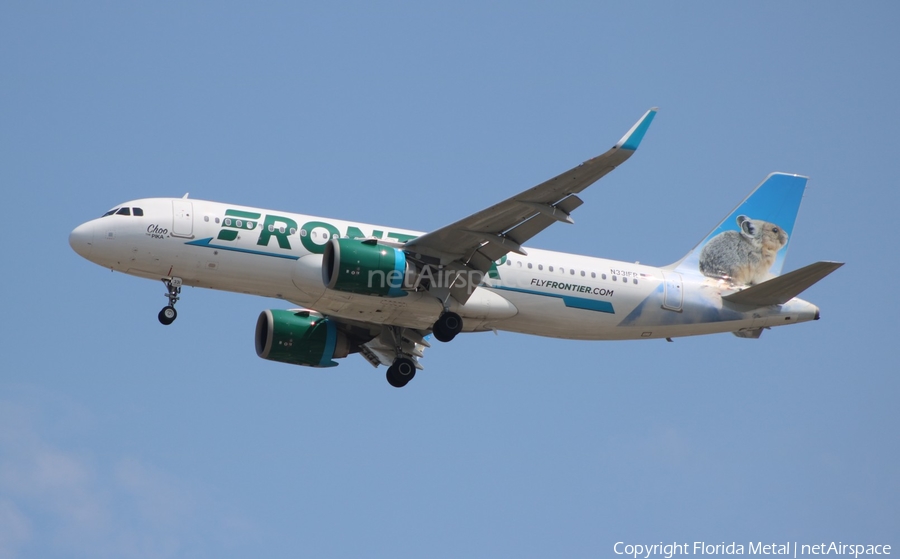 Frontier Airlines Airbus A320-251N (N331FR) | Photo 350975