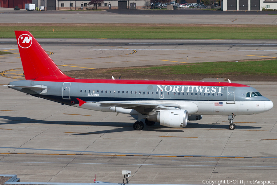 Northwest Airlines Airbus A319-114 (N331NB) | Photo 191237