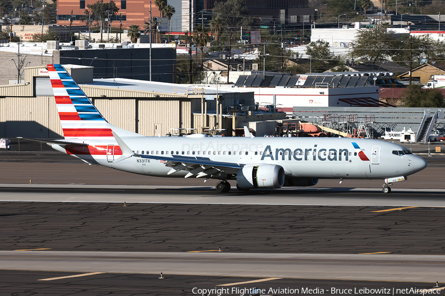 American Airlines Boeing 737-8 MAX (N331TK) | Photo 662327