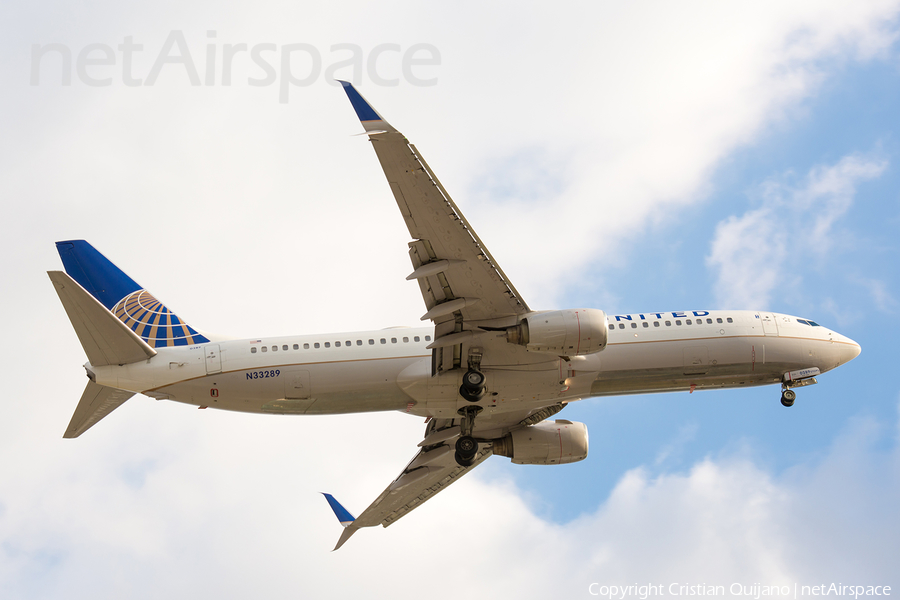 United Airlines Boeing 737-824 (N33289) | Photo 145807