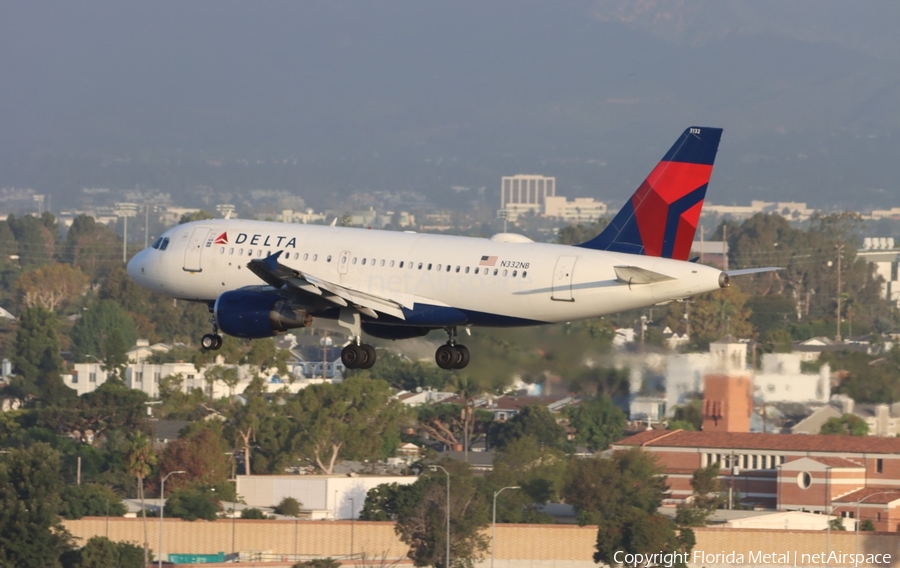 Delta Air Lines Airbus A319-114 (N332NB) | Photo 615197