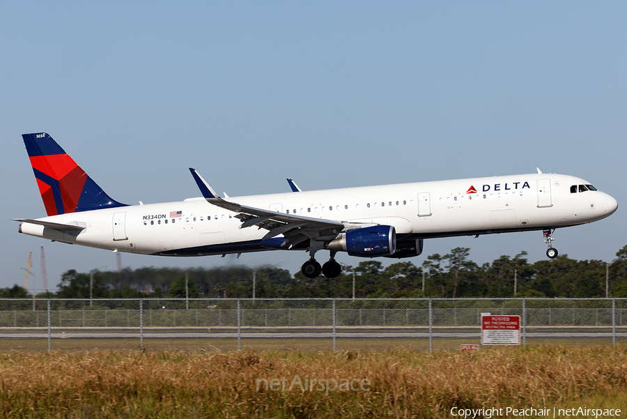 Delta Air Lines Airbus A321-211 (N334DN) | Photo 316994