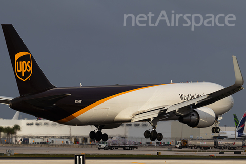 United Parcel Service Boeing 767-34AF(ER) (N334UP) at  Miami - International, United States