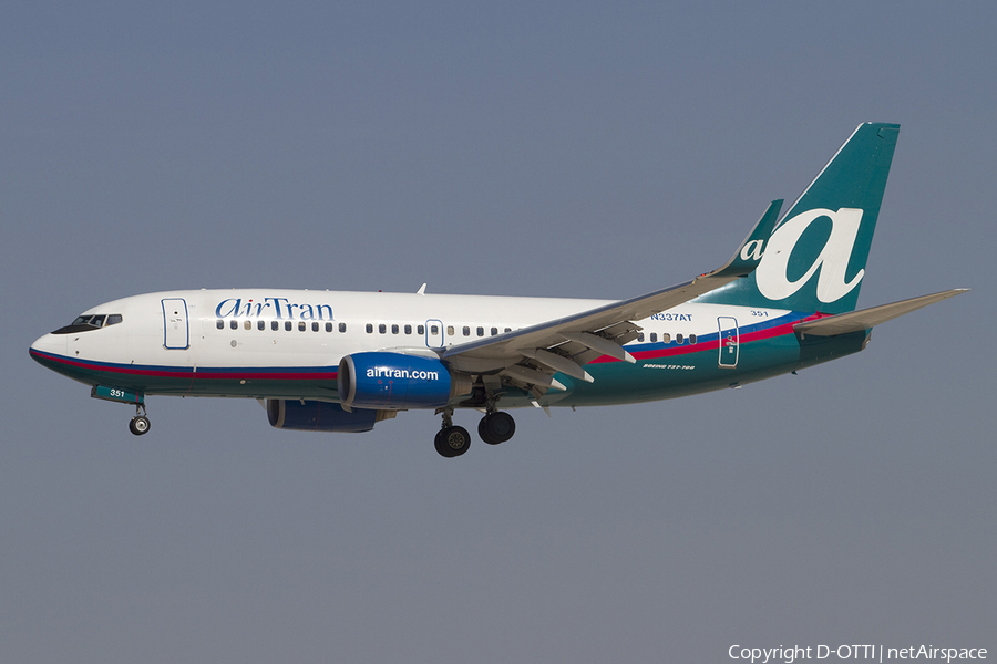 AirTran Airways Boeing 737-7BD (N337AT) | Photo 341031