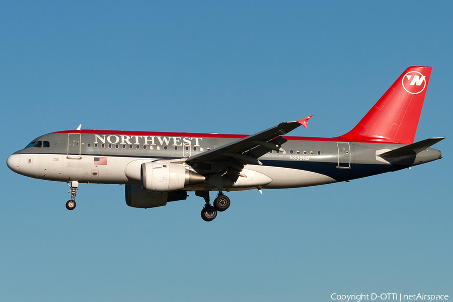 Northwest Airlines Airbus A319-114 (N338NB) | Photo 190094