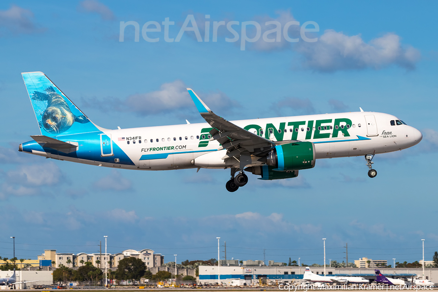 Frontier Airlines Airbus A320-251N (N341FR) | Photo 603149
