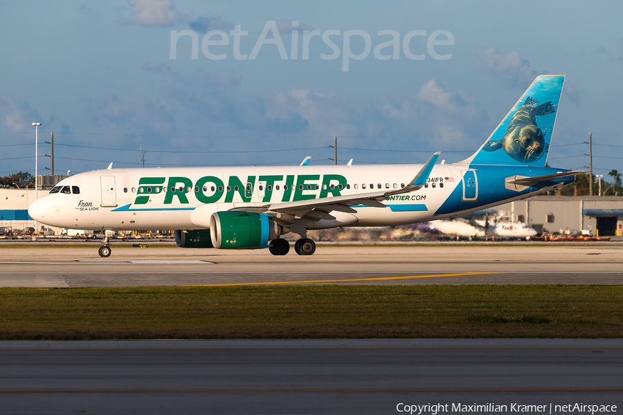 Frontier Airlines Airbus A320-251N (N341FR) | Photo 603160