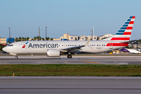 American Airlines Boeing 737-8 MAX (N341RW) at  Miami - International, United States