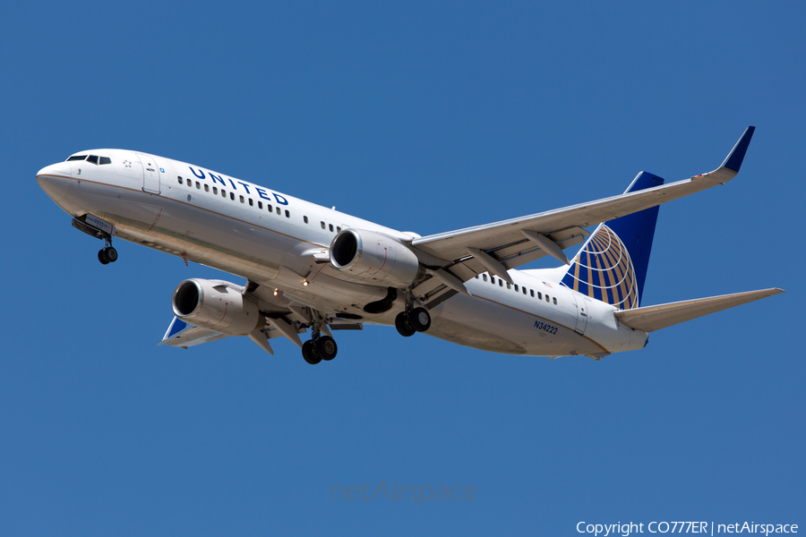 United Airlines Boeing 737-824 (N34222) | Photo 26444