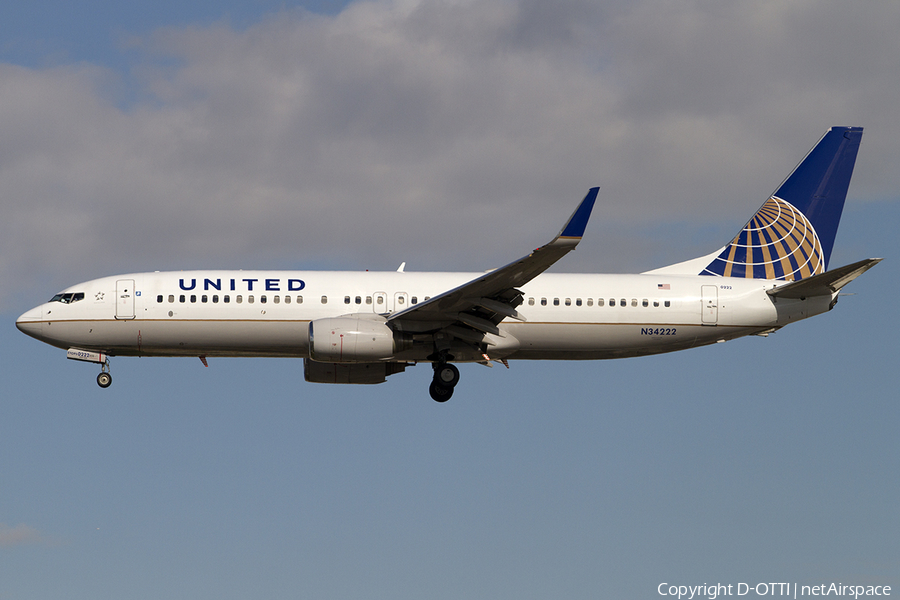 United Airlines Boeing 737-824 (N34222) | Photo 469672