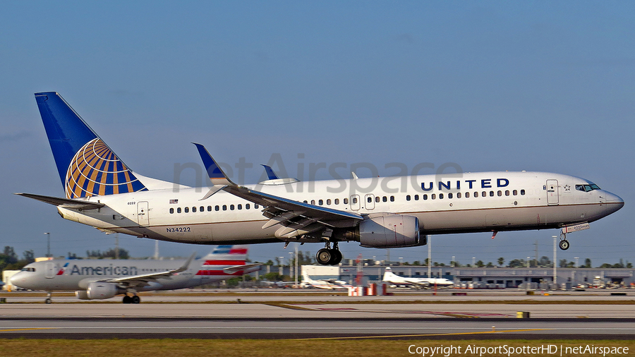United Airlines Boeing 737-824 (N34222) | Photo 140350