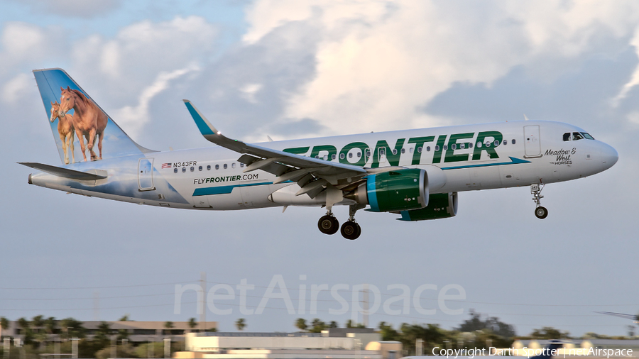 Frontier Airlines Airbus A320-251N (N343FR) | Photo 381893