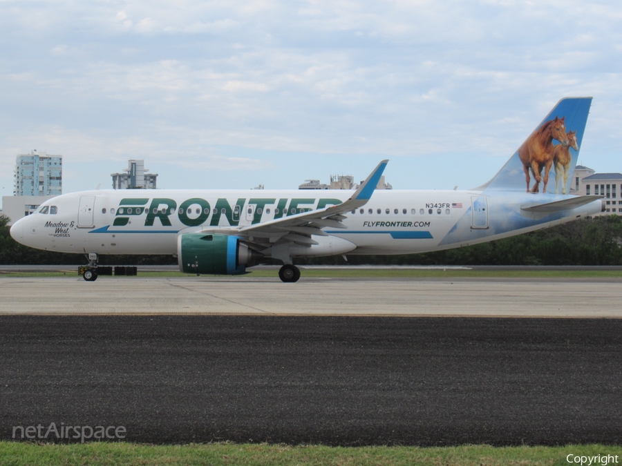 Frontier Airlines Airbus A320-251N (N343FR) | Photo 435366