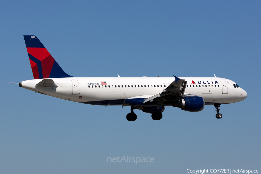 Delta Air Lines Airbus A320-212 (N343NW) | Photo 14056